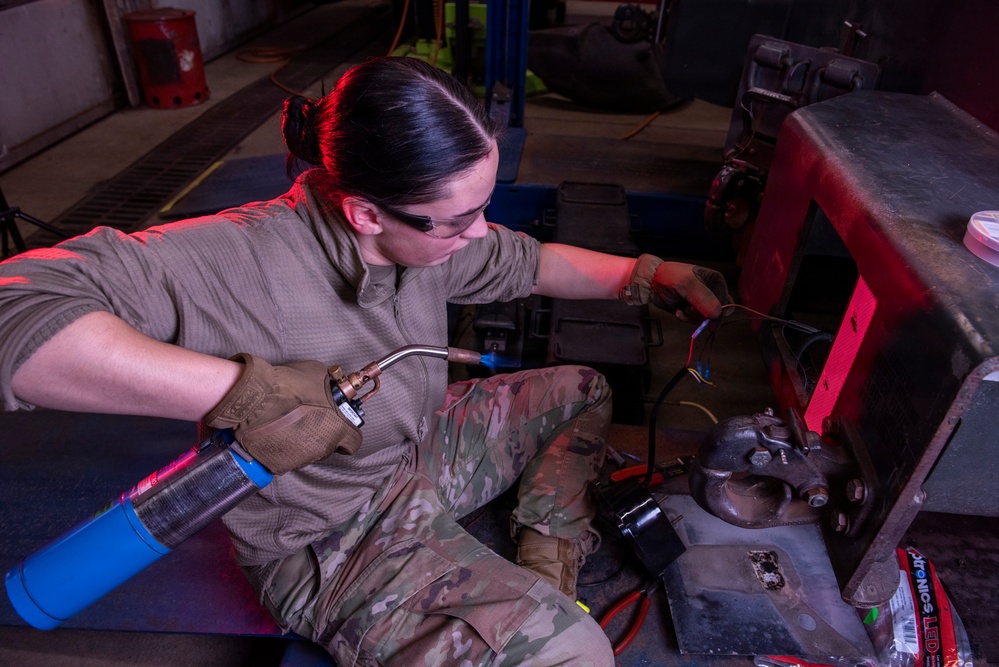 Vehicle Maintenance Keeps the 180FW Running
