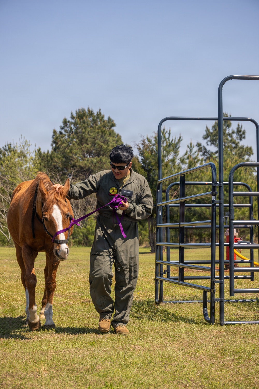 CBIRF Marines Participate in Animal Decontamination Training
