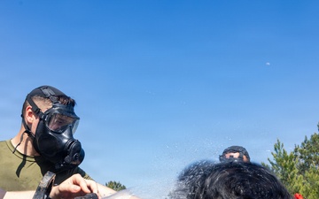 CBIRF Marines Participate in Animal Decontamination Training