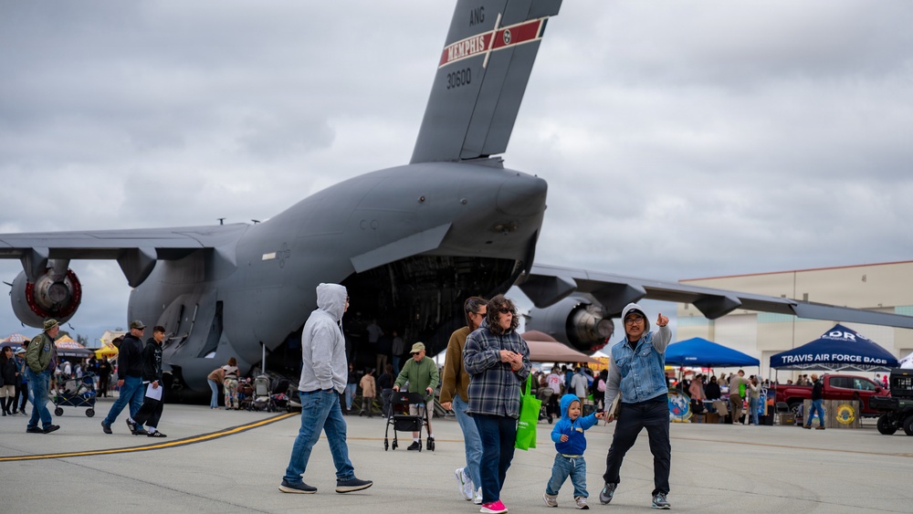Travis conducts Wings Over Solano air show and open house