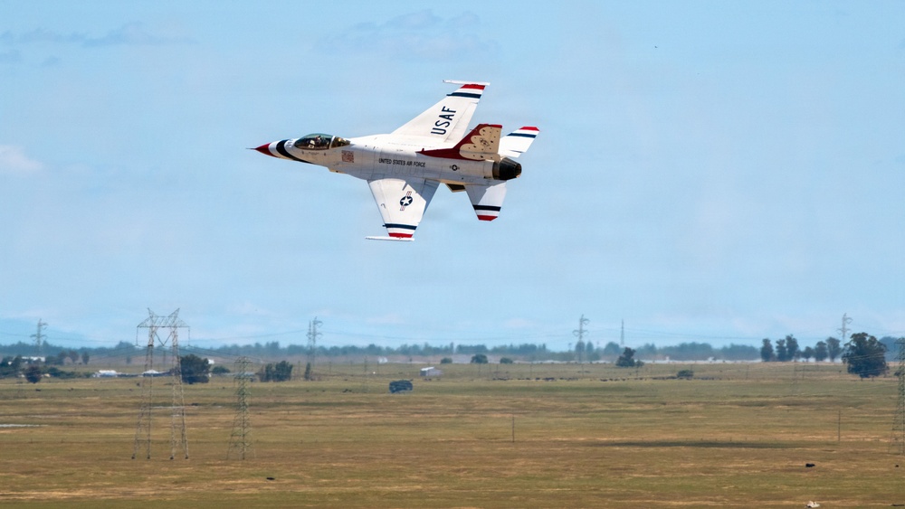 Travis conducts Wings Over Solano air show and open house