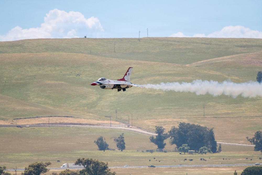 Travis conducts Wings Over Solano air show and open house