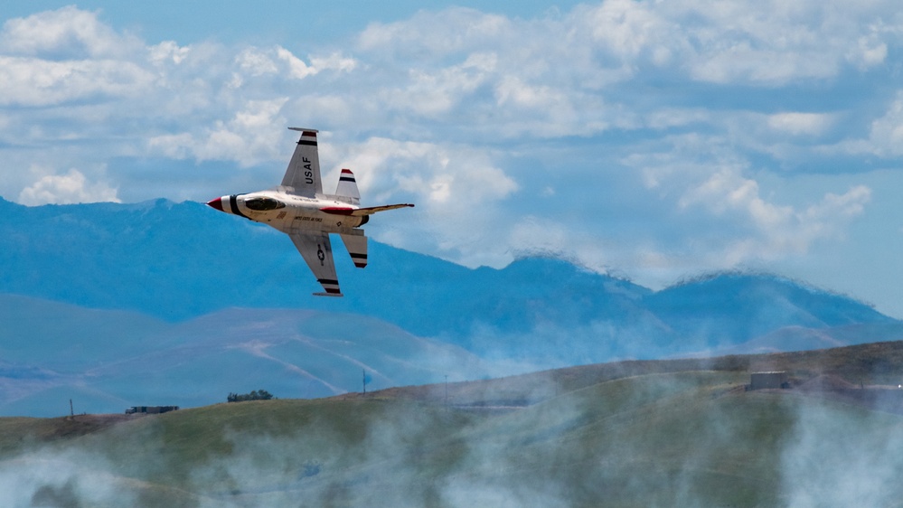 Travis conducts Wings Over Solano air show and open house