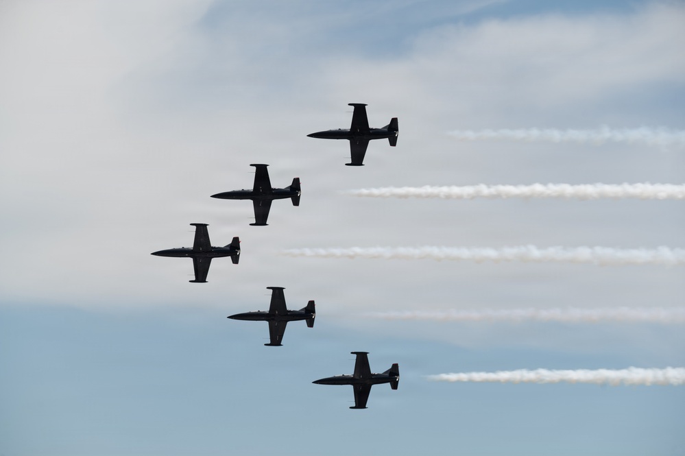 Travis conducts Wings Over Solano air show and open house