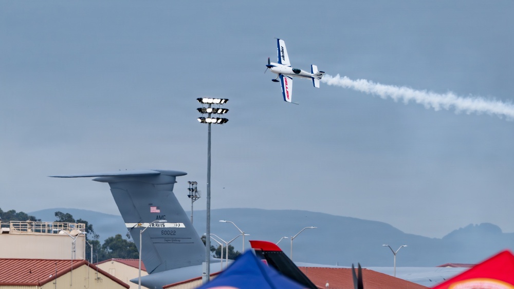 Travis conducts Wings Over Solano air show and open house