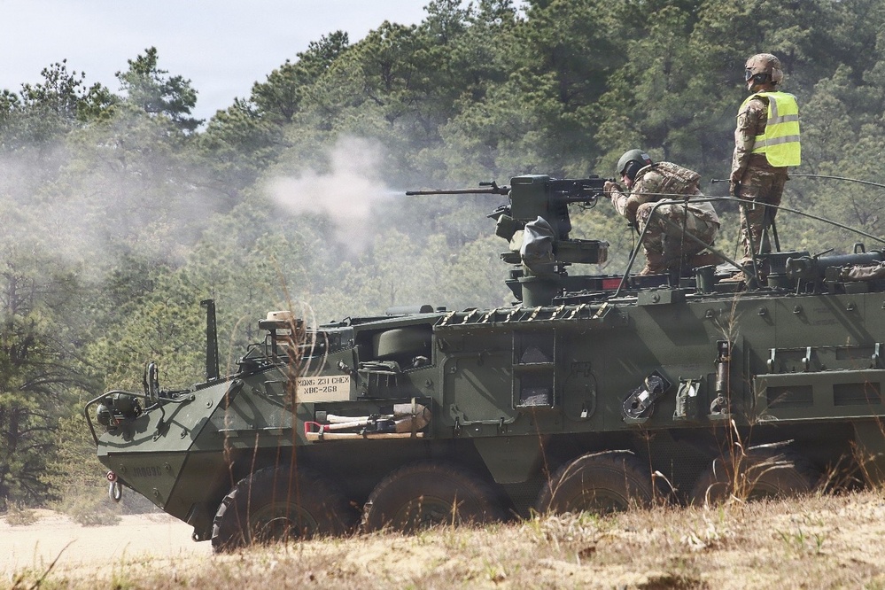 Eyes on Target: Soldier Engages from Stryker Hatch
