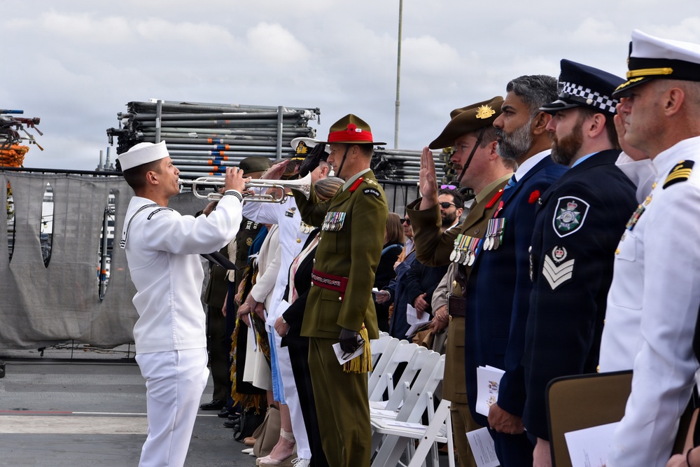 Navy Band Southwest at Anzac Day Ceremony