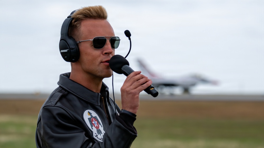 Travis conducts Wings Over Solano air show and open house
