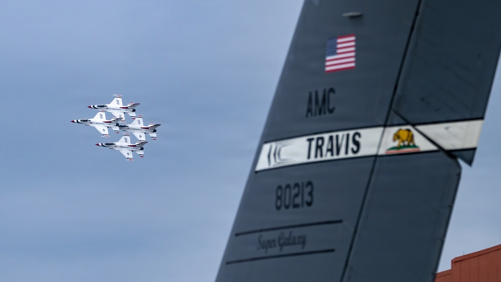 Travis conducts Wings Over Solano air show and open house