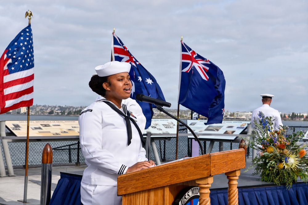 Navy Band Southwest at Anzac Day Ceremony