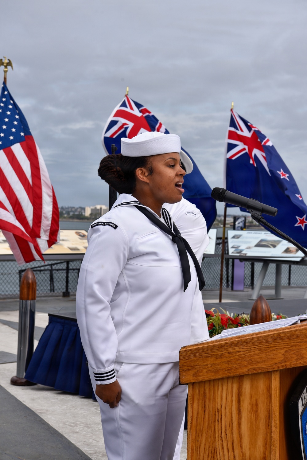 Navy Band Southwest at Anzac Day Ceremony