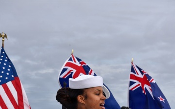 Navy Band Southwest at Anzac Day Ceremony