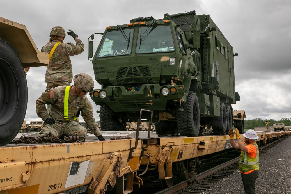 Headquarters and Headquarters Battalion, 1st Infantry Division Railhead Operations