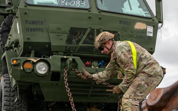 Headquarters and Headquarters Battalion, 1st Infantry Division Railhead Operations
