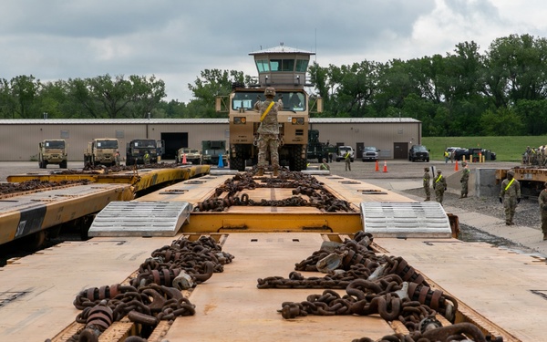 Headquarters and Headquarters Battalion, 1st Infantry Division Railhead Operations