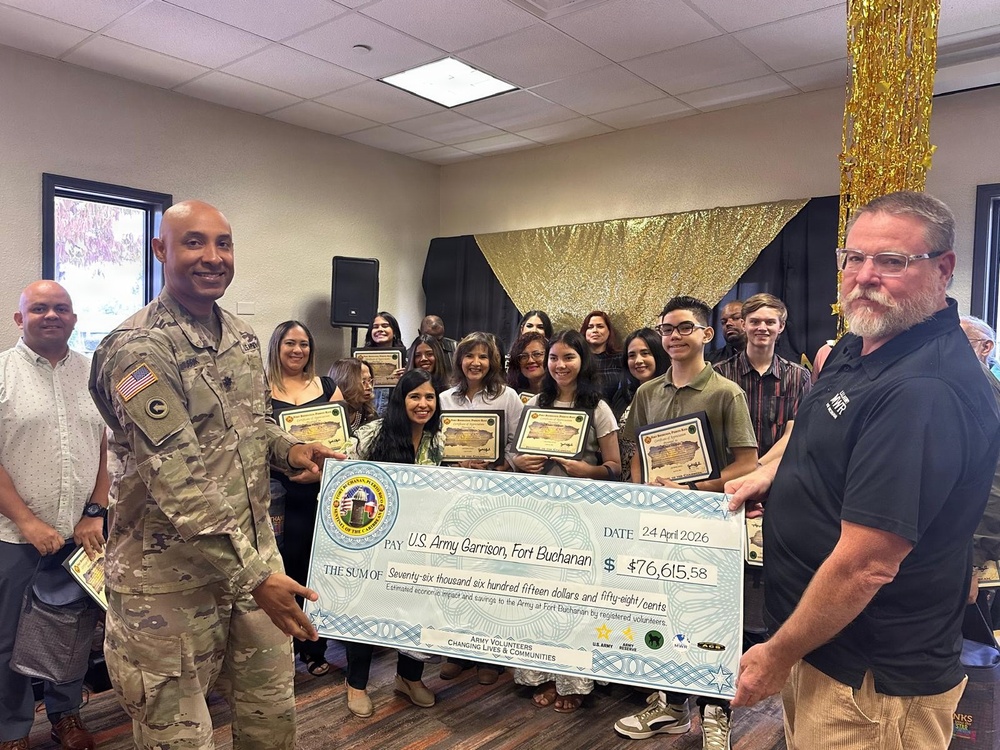 Volunteers Strengthen Readiness: Fort Buchanan Honors Community Service Contributions