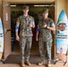 Col. Jeremy Beaven and Sgt. Maj. Adan Moreno donate to save lives