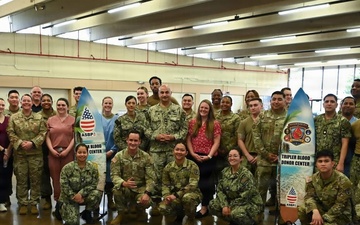 CAPT Samuel White kicks off the Pacific Pulse Blood Drive
