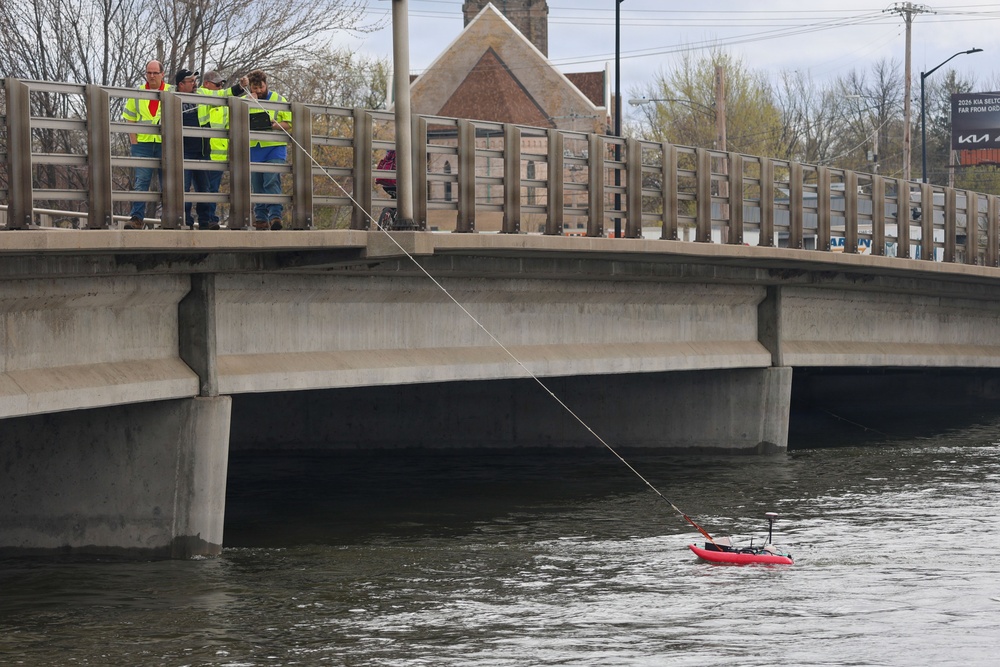 Chicago District measures flows in the Menasha channel following severe weather events
