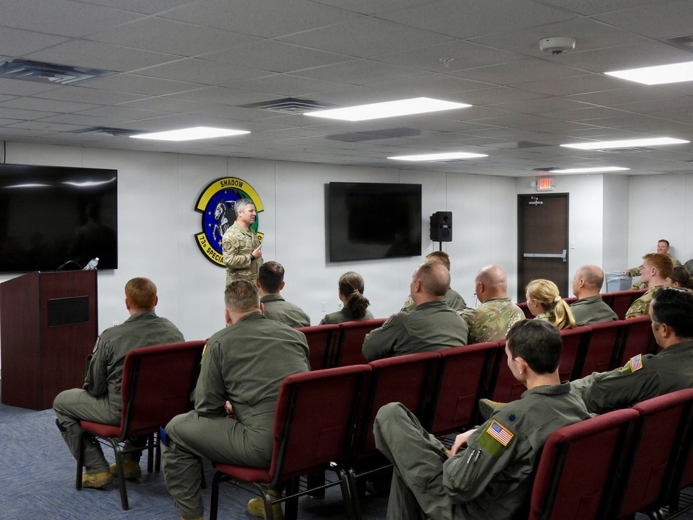 AFSOC Commander, Command Chief visit 58th SOW