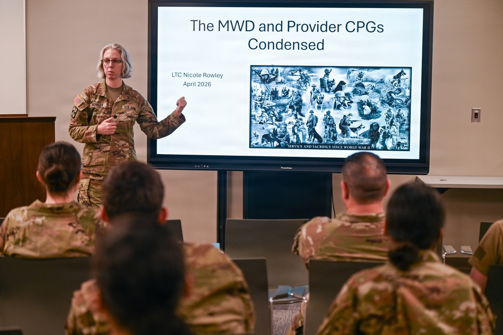 Alamo Wing Medics Train to Save Four-Legged Patients