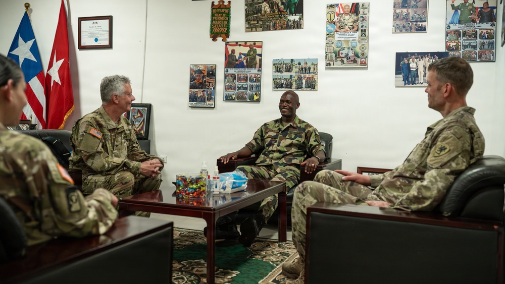 National guard team prepares for medical exercise in Liberia