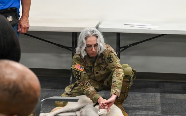 Alamo Wing Medics Train to Save Four-Legged Patients