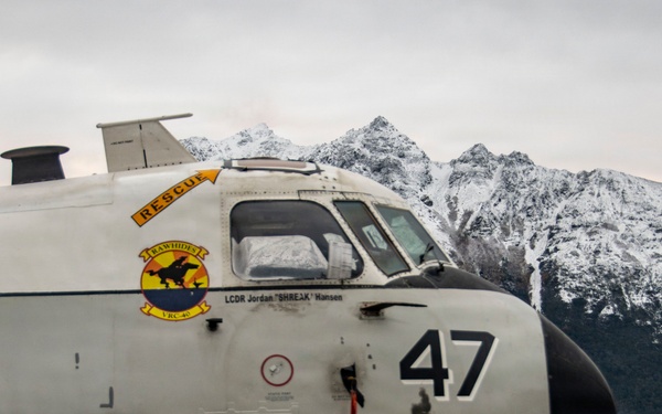 USS Nimitz Transits the Strait of Magellan