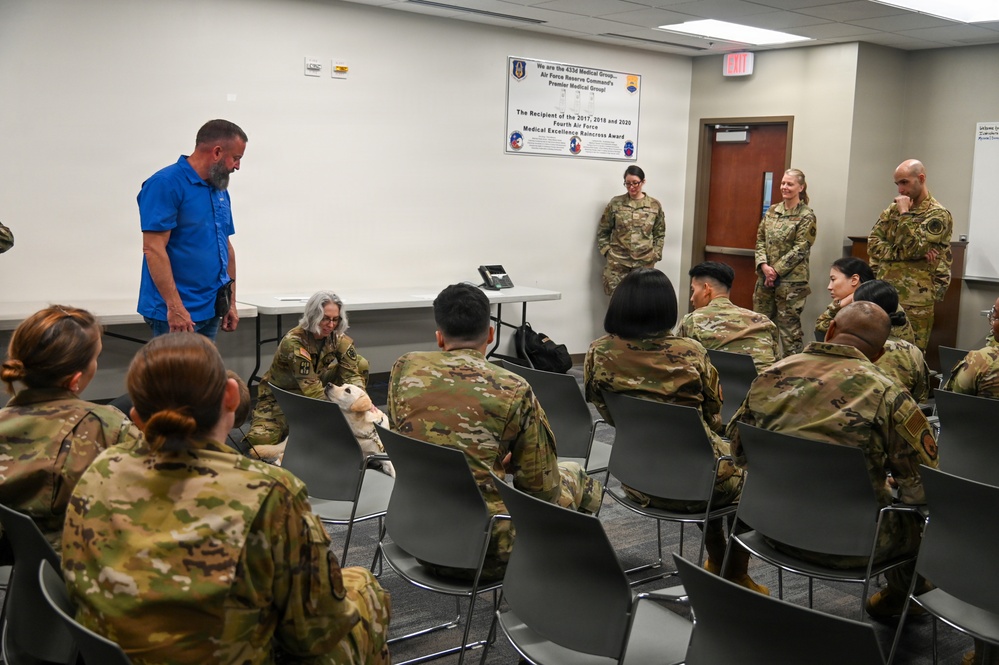 Alamo Wing Medics Train to Save Four-Legged Patients