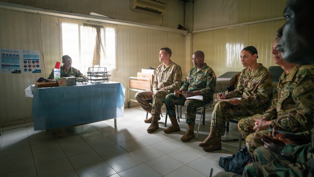 National guard team prepares for medical exercise in Liberia