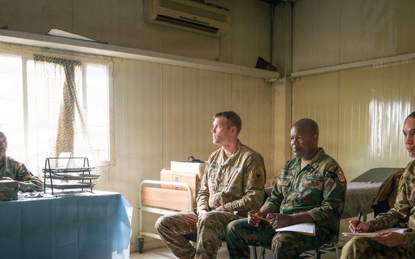 National guard team prepares for medical exercise in Liberia
