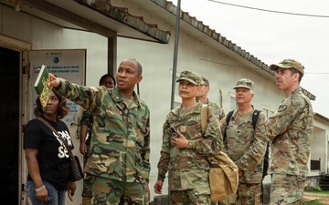 National guard team prepares for medical exercise in Liberia
