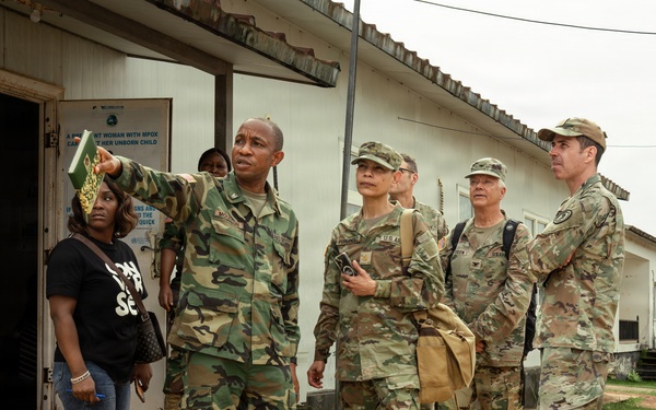 National guard team prepares for medical exercise in Liberia