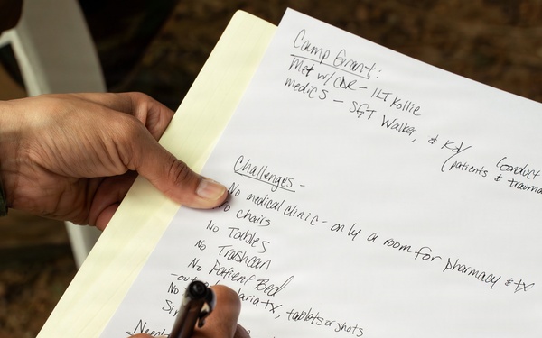 National guard team prepares for medical exercise in Liberia