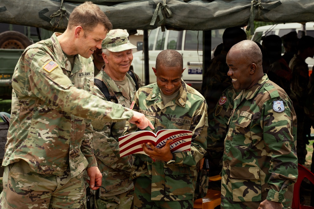 National guard team prepares for medical exercise in Liberia