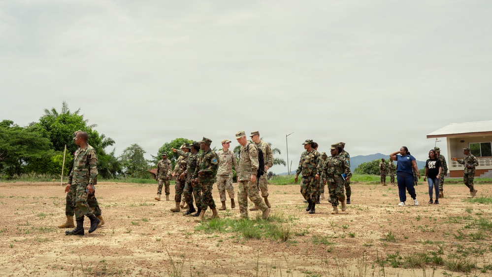 National guard team prepares for medical exercise in Liberia
