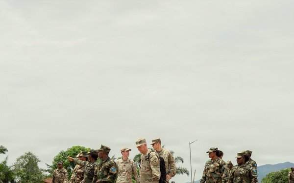 National guard team prepares for medical exercise in Liberia