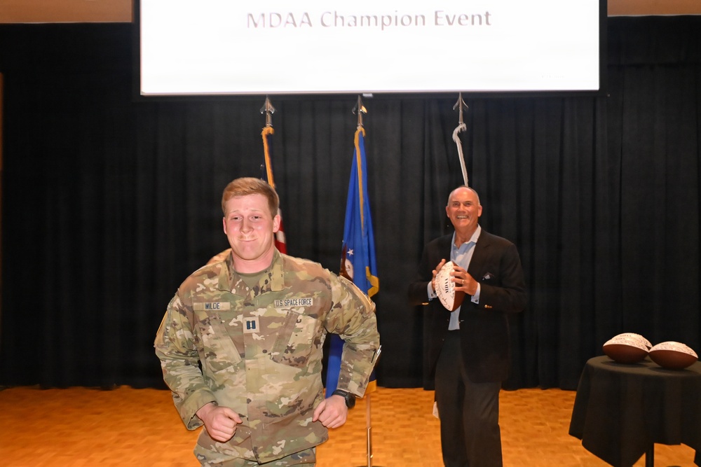 Missile Defense Advocacy Alliance Founder Riki Ellison Presents Awards to Vandenberg Top Performers