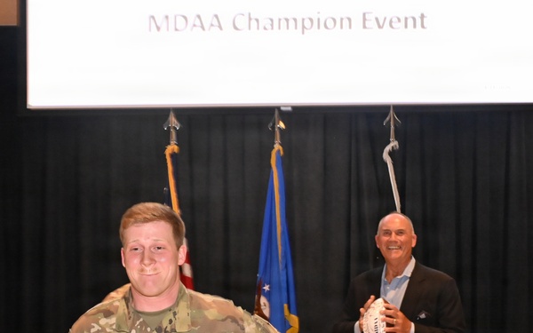 Missile Defense Advocacy Alliance Founder Riki Ellison Presents Awards to Vandenberg Top Performers