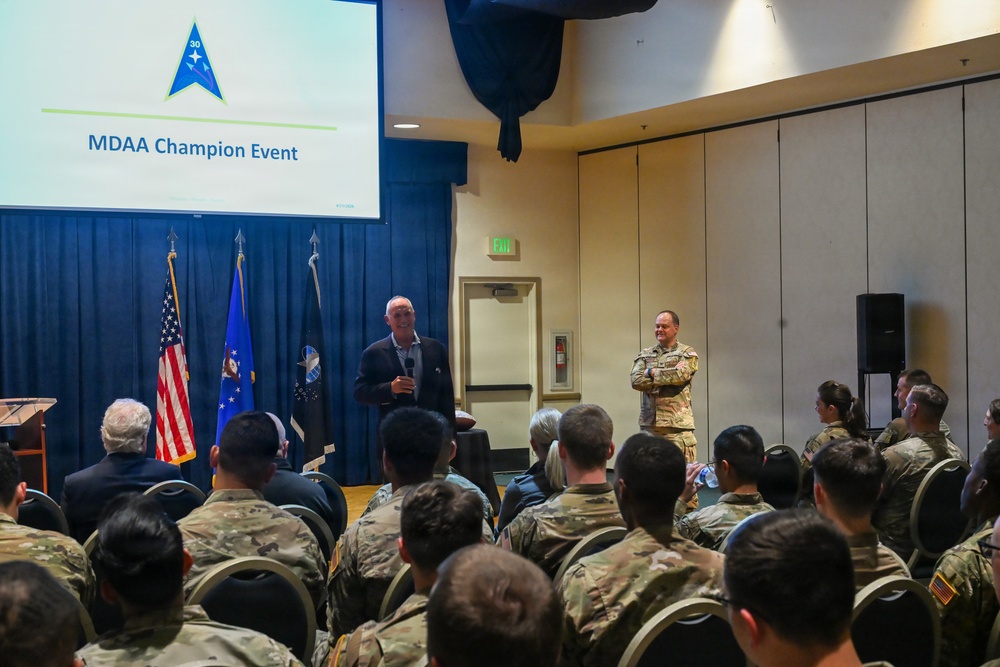 Missile Defense Advocacy Alliance Founder Riki Ellison Presents Awards to Vandenberg Top Performers