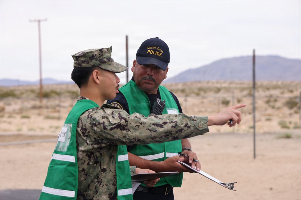 Sailor sharpens skills during active shooter drill at MCAGCC Twentynine Palms
