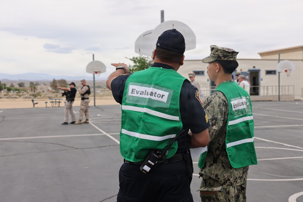 Sailor sharpens skills during active shooter drill at MCAGCC Twentynine Palms