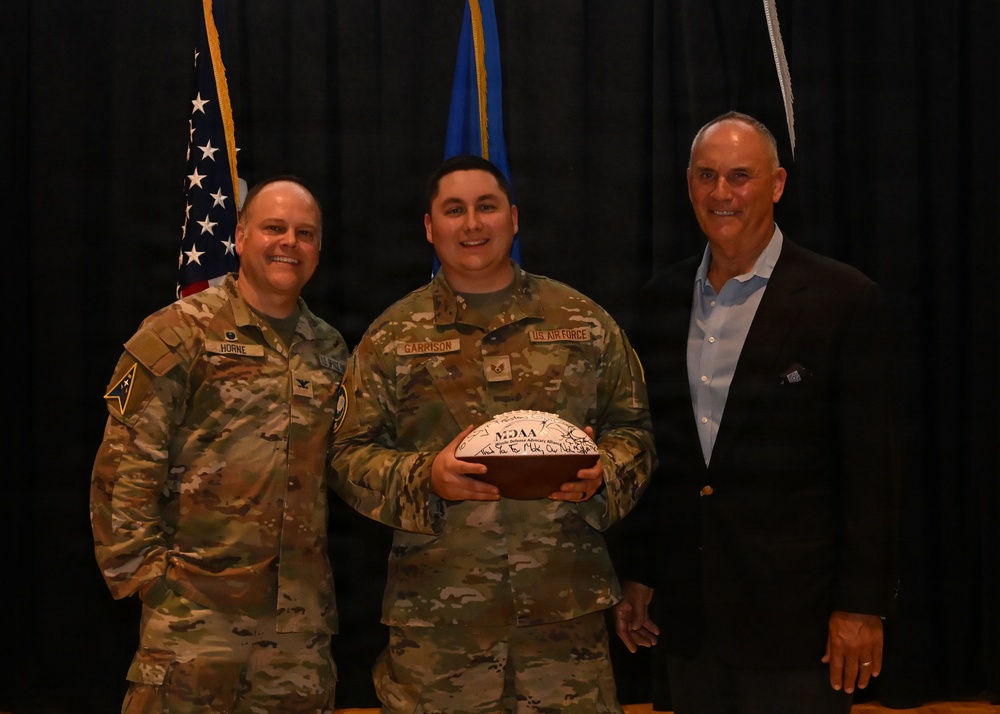 Missile Defense Advocacy Alliance Founder Riki Ellison Presents Awards to Vandenberg Top Performers