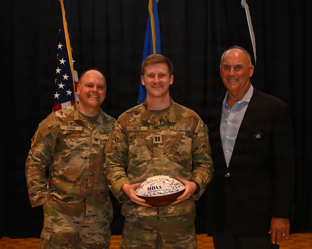 Missile Defense Advocacy Alliance Founder Riki Ellison Presents Awards to Vandenberg Top Performers