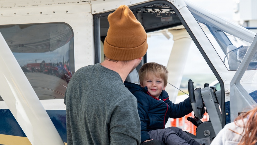 Travis conducts Wings Over Solano air show and open house