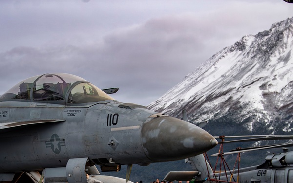 USS Nimitz Transits the Strait of Magellan