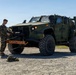 U.S. Marines take the wheel during JLTV operator course