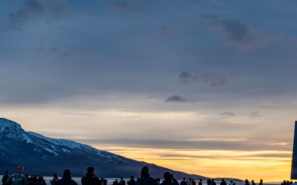 USS Nimitz Transits the Strait of Magellan
