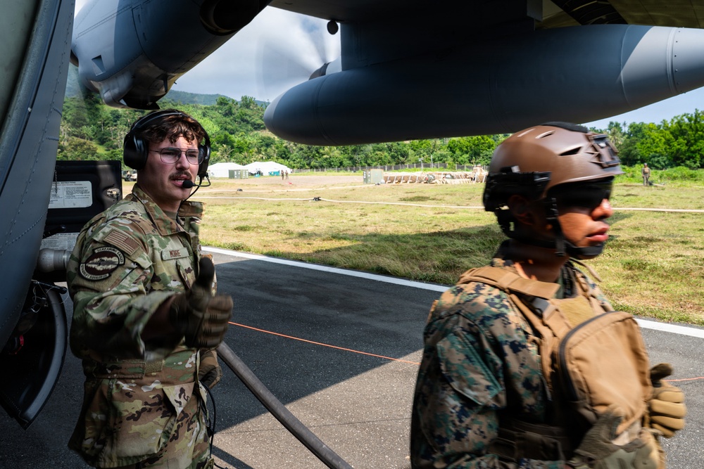 Balikatan 2026: 317th AW, MWSS-371 perform SFO in Basco, Philippines