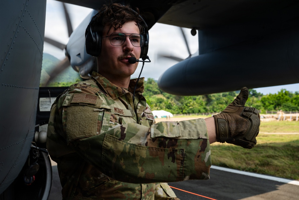 Balikatan 2026: 317th AW, MWSS-371 perform SFO in Basco, Philippines